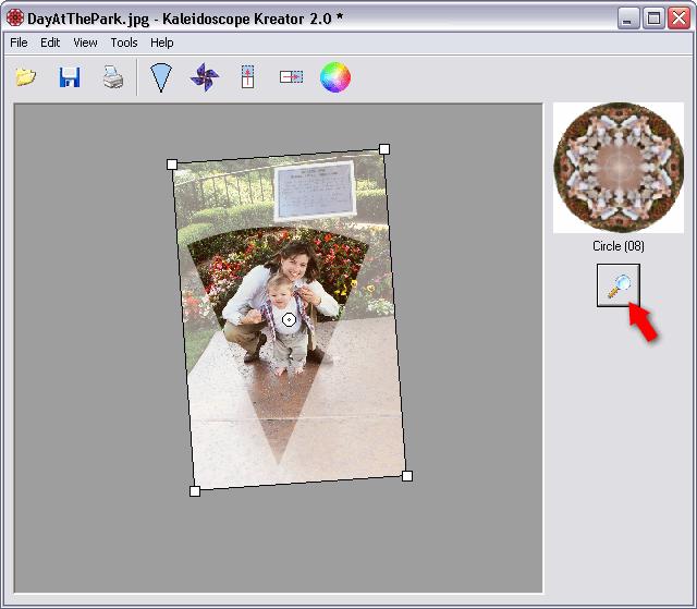 2.1.3 Step 3 - Preview Kaleidoscope Click on the