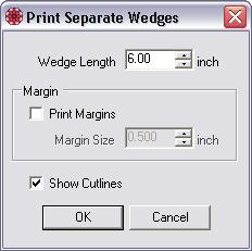 3.16 Printing Wedges Separately The Print Separate Wedges custom print option allows you to print each kaleidoscope segment separately.
