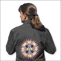 Fashion Incorporate eye-catching kaleidoscope designs into your wardrobe. Either print on fabric to include in a sewing project or appliqué onto pre-made clothing.