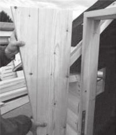 12. Installing door side slats Install both door side