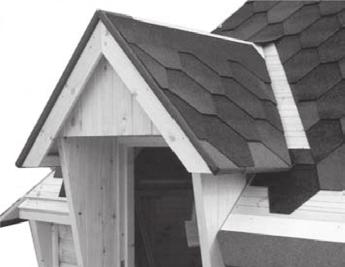 install the prepared roof detail to door side slats and fasten with screws (Picture
