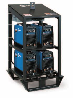 CST (Maxstar ) Rack Rugged enclosure provides a simple means for protecting and transporting multiple welding power sources for construction, power plant turn-arounds, and shipbuilding applications.