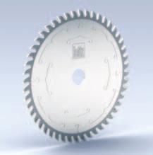 2.1.6 End trim sawblades Circular sawblade for end trim on edgebanding machines For low noise edgebanding trim cuts. Single or double-sided edgebanding machines and double-end tenoners.