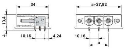 CONNECTOR TYPES Input connector X10 Phoenix PC 6-16/ 3-G1F-10,16 Pitch: 10.