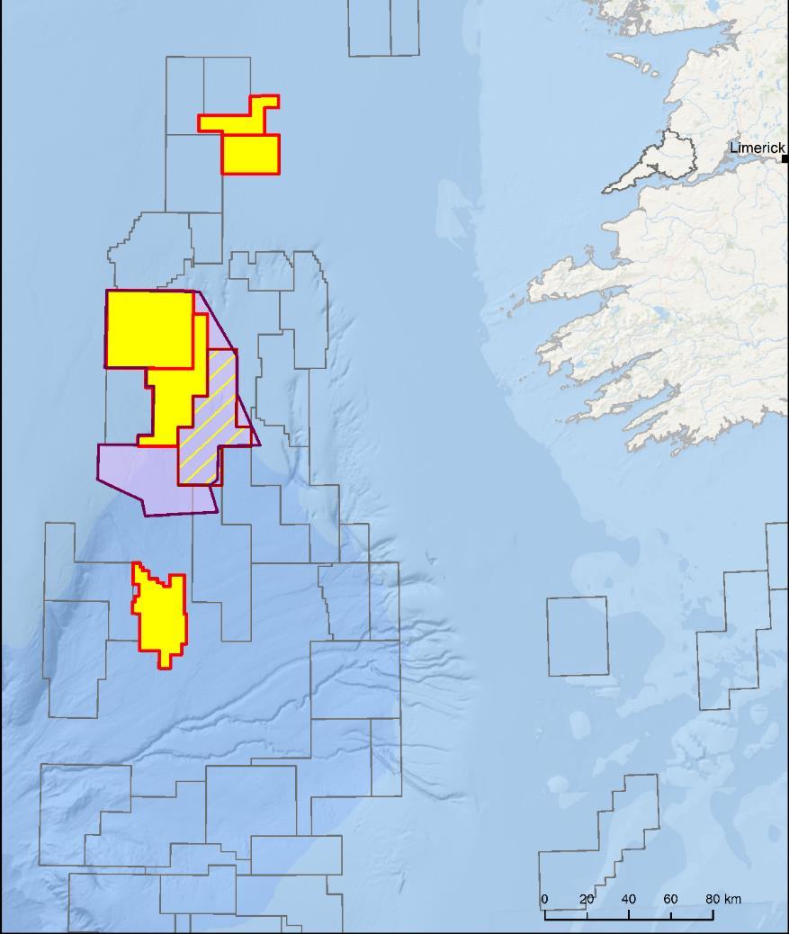 Source: TGS / ION Exploration Ireland Atlantic Margin Ireland Growing Acreage Position in the Porcupine Basin Interest in >4,000 km 2 in 5 licences Awarded LO 16/18 in 2016 bid round Farmed in to LO