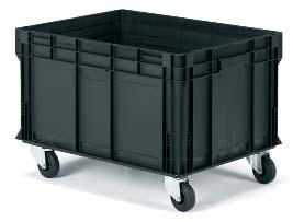 Conductive stacking s Athena series 800x600 Supplied assembled Supplied assembled Supplied assembled Container including 1 set of four feet Container including 1 set of four feet and 1 pair of