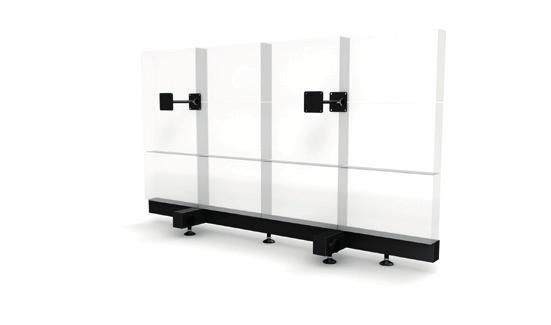 Modular LED Ground Stack System - Compact Set-up Modular design; easy to move and transport Panel fixing system for precision alignment Flush to front of screen installation Height levelling