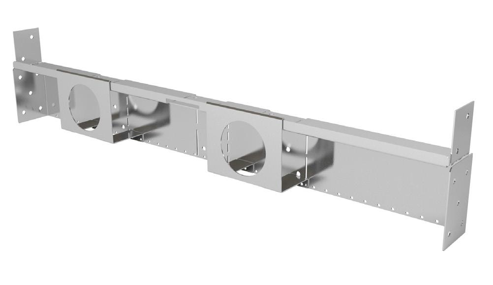 LK Angle Wall Support 150 (Article no. 187 22 30) LK Wall Support Flex Wallbox UNI Push (RSK 188 22 03) LK Angle Wall Support 150 is mounted to wooden or steel studs.