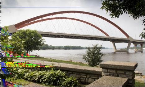 Missouri River Four Bears Bridge -