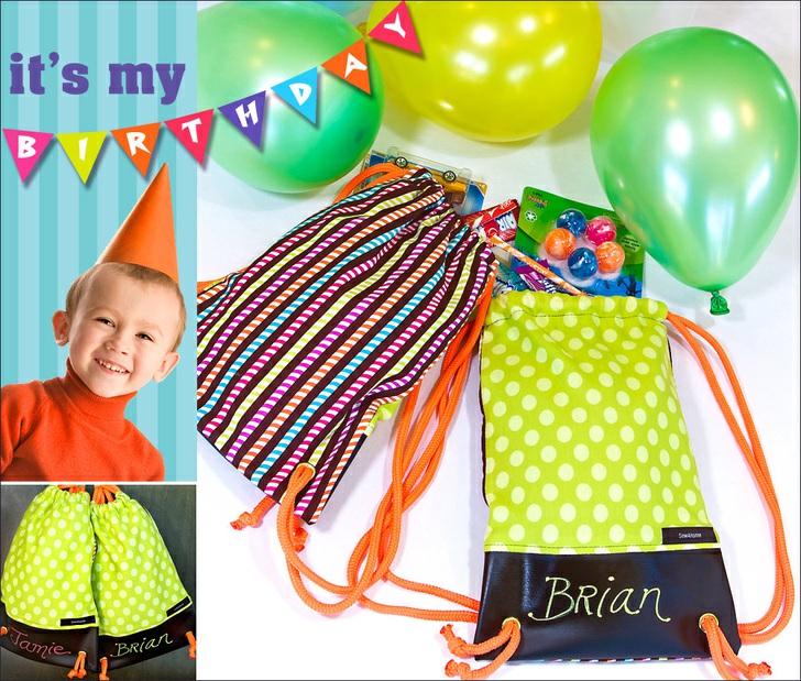 Published on Sew4Home Mini Backpacks as Party Treat Bags Editor: Liz Johnson Thursday, 07 July 2016 1:00 Birthday party treat bags are usually flimsy plastic things filled with candy and trinkets