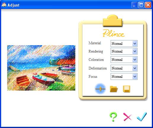 Clicking the Adjust Technique Button 1. In the Virtual Painter 4 dialog (shown on a previous page), click the Adjust Technique button located on the dialog s right side.