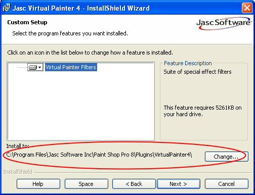 3. When you get to the Ready to Install the Program page of the installation Wizard, click Install to place the Virtual Painter 4 files onto your computer.