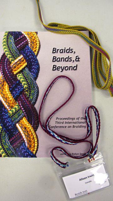 Alison spent many months preparing for teaching her Inkle Doubleweave and Pebbleweave at the International Braiding Conference in Tacoma in July. http://www.braidsociety.