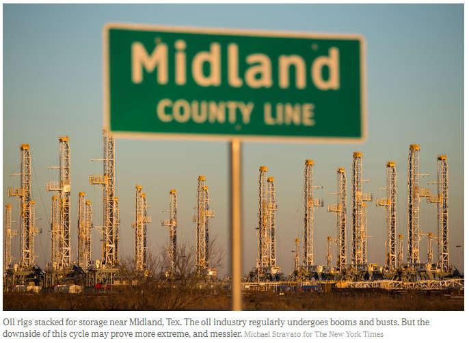 Stung by Low Oil Prices, Companies Face a Reckoning on Debts By CLIFFORD KRAUSS and MICHAEL CORKERY FEB. 9, 2016 MIDLAND, Tex.
