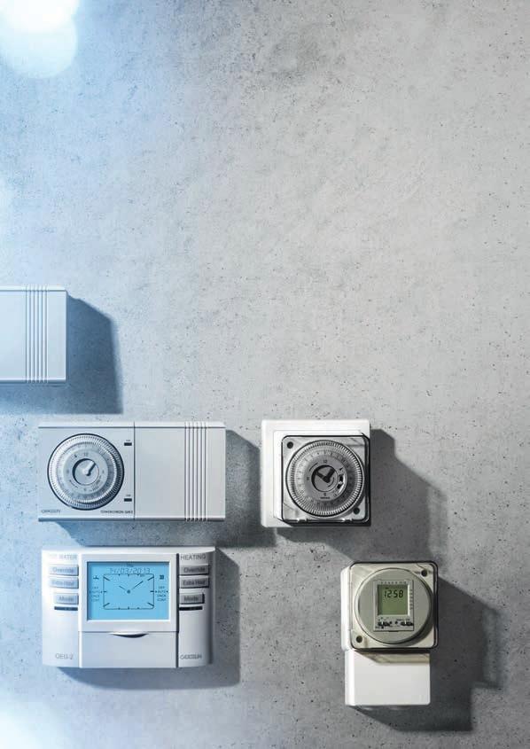 Switches Overview Universal and heating time switches: The intelligent solution for simple control of heating systems RELIABLE TECHNOLOGY, EASY OPERATION Product lines ECOsave, IHT, GPT, QM, QE and