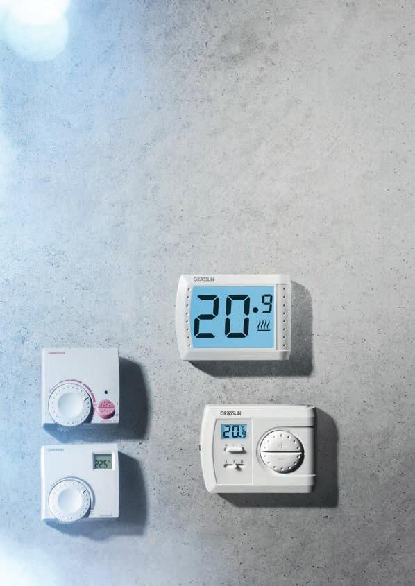 Room thermostats Overview Digital and analogue room thermostats: The ideal solution for controlling the comfort temperature LARGE SELECTION, SIMPLE INSTALLATION Product line thermio The comfort