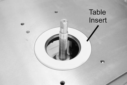 TABLE INSERT CX303 comes with two different size table inserts to be used with different size cutters.