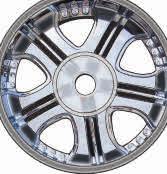 17. Automobile hubcaps have rotation symmetry. For each hubcap shown, find the order and the angle of rotation in degrees. a) b) 20. Two students are looking at a dart board.