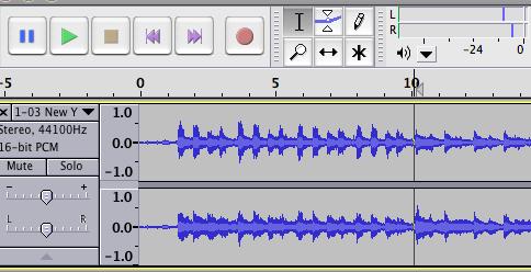 In Audacity, zoom so you can see the track in detail (go to View > Zoom In or click the Zoom in tool) To shorten the intro, play the song and choose the place you re going to cut the beginning: click