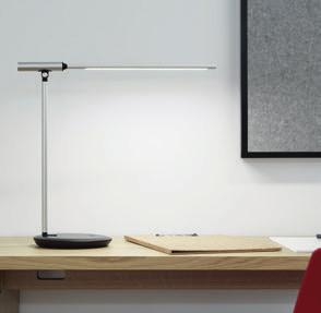 DESK LUMINAIRES LED Desk Luminaire MAULrubia colour vario, dimmable Well-equipped: adjustment of the colour temperature and of the illuminance Supporting biological effective lighting solution: