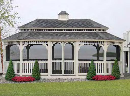 Imagine a custom designed gazebo that fits the contours of your life and backyard with