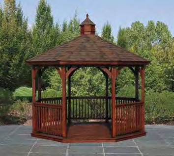 Our Economy Units are packaged and designed to fasten to your existing patio or deck.