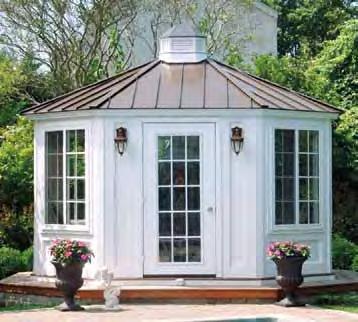 Cozy Cabana Standard Features Our Cozy Cabanas come in a treated wood or a low-maintenance vinyl