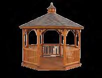Stainless steel screws maintain the long life of your gazebo and offer a high-quality