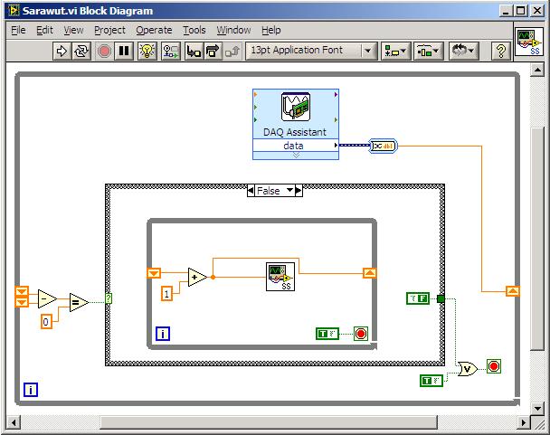 V. DESIGNING SYSEM CONROLS his research has used a program lab view [8] cooperate data acquisition card. On designing system control, the work step of gripper is shown in Fig. 5.