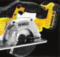 and fast, smooth cut finish at maximum 55mm depth of cut An efficient cordless solution for wood trimming and sizing installation applications Voltage Blade Diameter No-Load Speed Number of Teeth