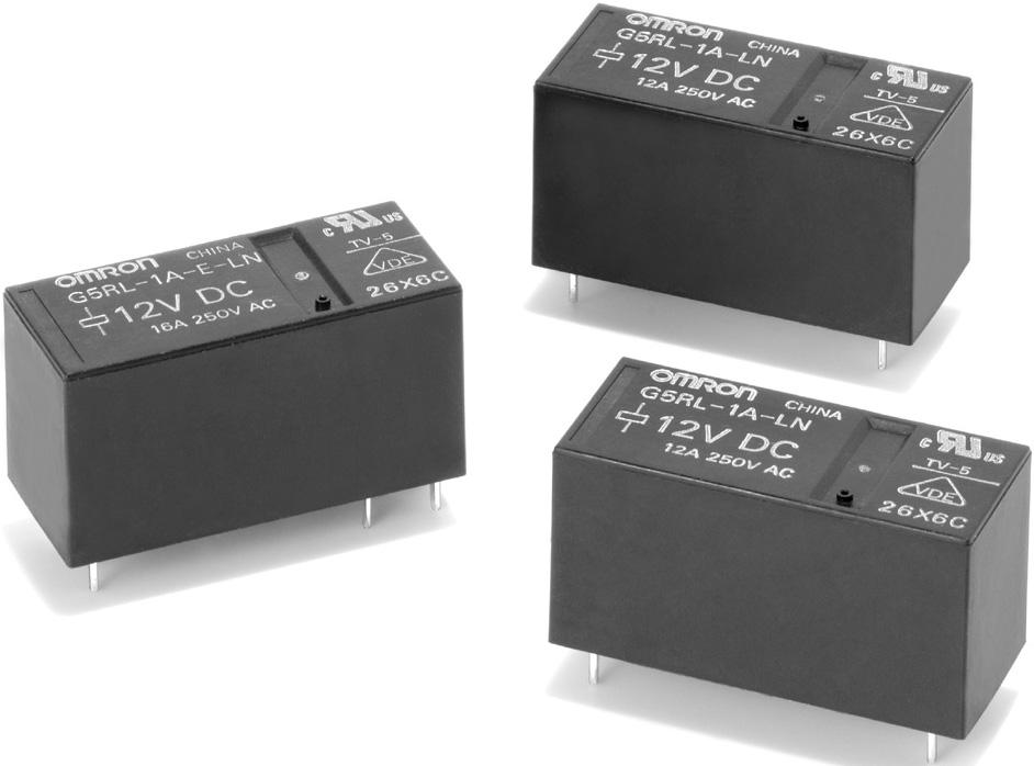 ow-profile Relay with Various Models ow profile:.7 mm in height. Creepage distance 8mm between coil and contacts 0 kv Impulse withstand voltage Models with AC coil available.