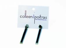 Artist / Colleen Poitras Cement and Brass Earrings $40