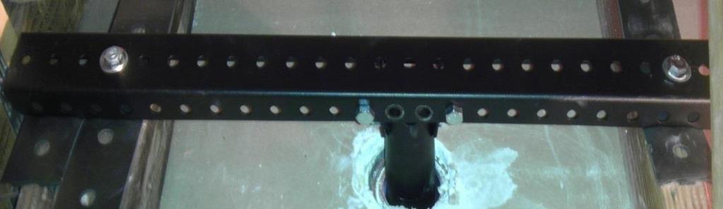 6 P a g e Bolt channels to support structure. 5. First attach the retainers to the channel above the hole where the tubes pass through the ceiling and where the channel can be supported.