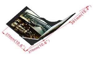 of various sizes Transparent plastic panels free you from risk of glass breaking According to