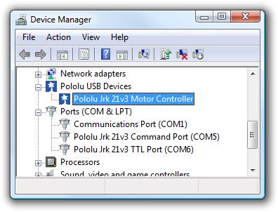 If you need to change the COM port number assigned to your USB device, you can do so using the Device Manager.