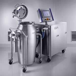 6 GEA PHARMA SOLIDS CENTER Batch Processing Capabilities From powder to coated tablet and from R&D to full-scale manufacturing, no other supplier offers such a comprehensive range of batch-based