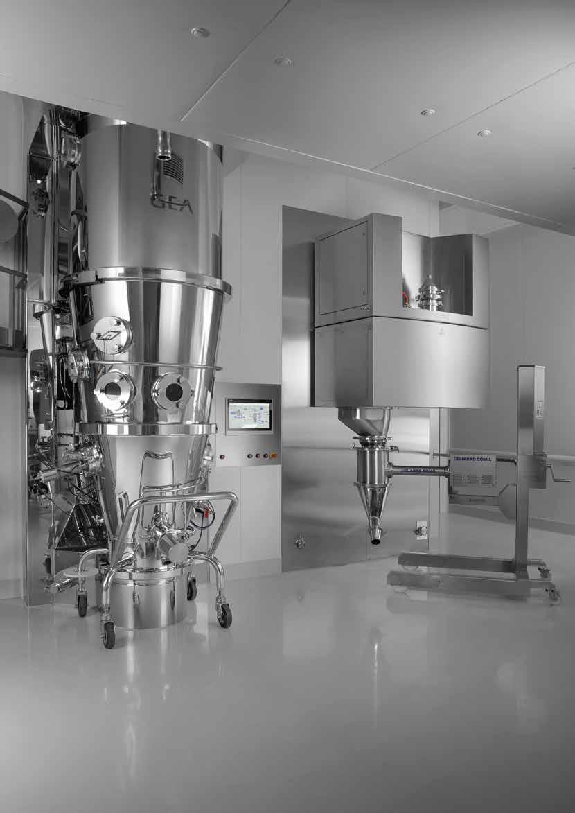 8 GEA PHARMA SOLIDS CENTER WHATEVER YOUR APPLICATION Whether it s high shear granulation or inhalation blending, extrusion and spheronization