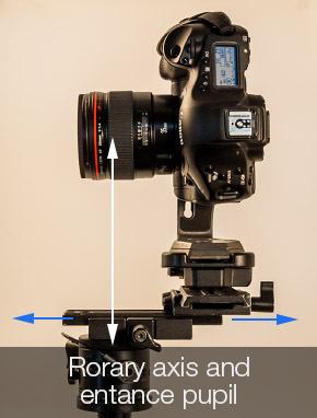 Move the lateral sliding stage, if any, so that the centre of the lens seen frontally is placed just above the rotary axis of the head. The setting must be made as accurately as possible.