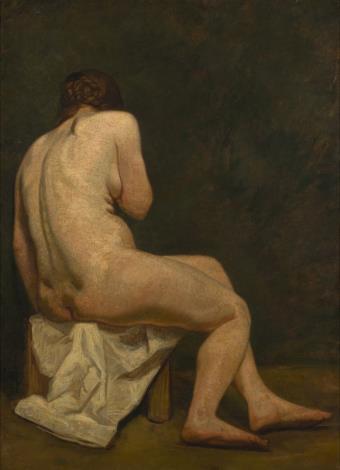 GMT John Russell, Female Nude (about 1886), oil on canvas, 120cm by