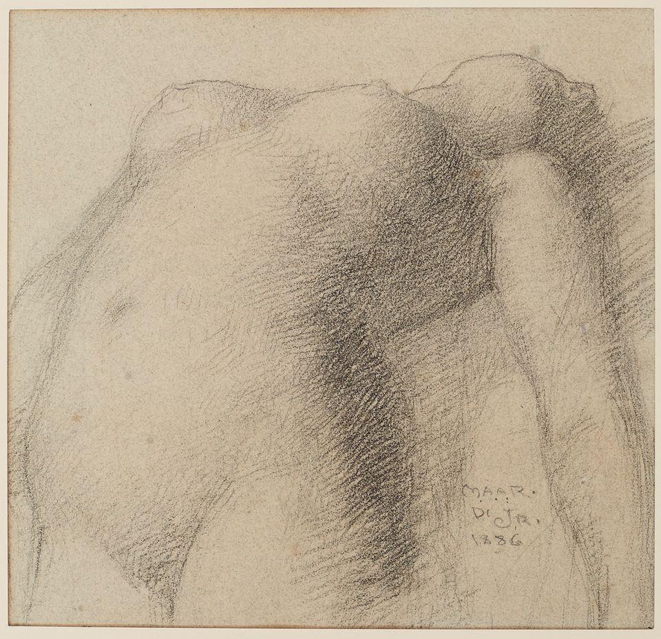John Russell, Marianna Mattiocco, drawing (1886) Courtesy of the Art Gallery of New South Wales It is possible that the female, seen from behind, could be Marianna Mattiocco, a 19-year-old