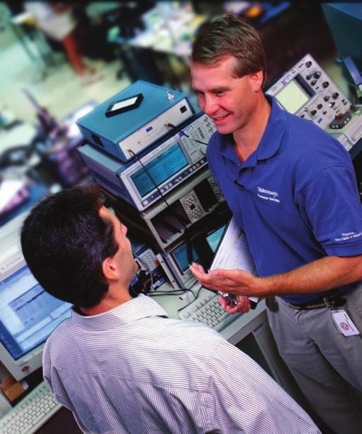 Service Your Tektronix Service Advantage Tektronix bench instruments come standard with at least a 3-year warranty covering all parts and labor*.