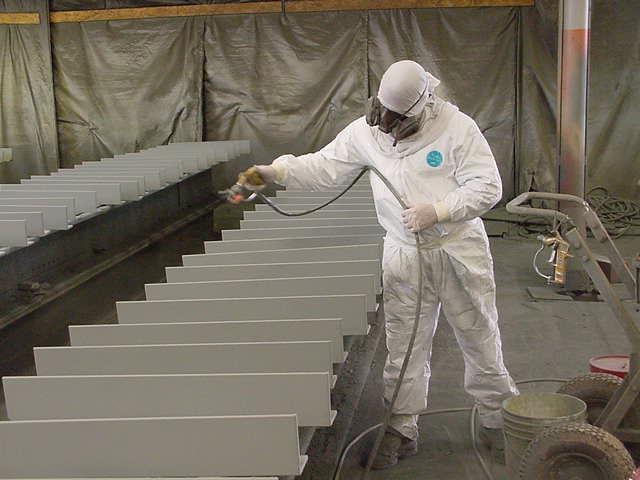 Appendix 3: Measuring Coating Thickness on Laydown of Beams Laydown: Group of steel members laid down to be painted in one shift by one
