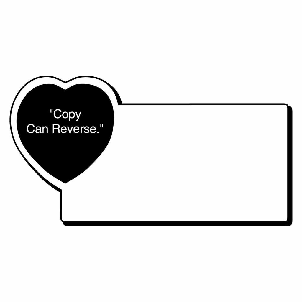 Rectangle Heart Notekeeper Magnet- 20 Mil Spot or Process Color (2"x3 3/4") Item Number: Promotional Eco friendly Notekeeper Magnet Rectangle shaped magnet with a heart on the left hand corner.