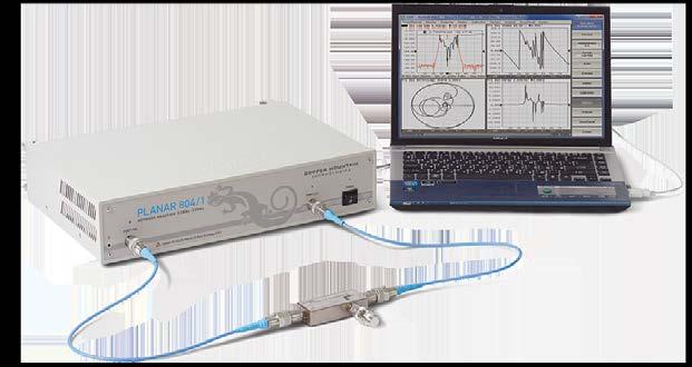 Planar Series TM Frequency range: 100 khz - 8 GHz Dynamic range: 1 (10 Hz IF bandwidth) typ. Measurement time per point: 100 µs per point, min typ.