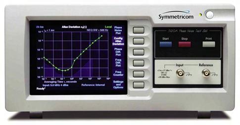 5120A SPECIFICATIONS PERFORMANCE Frequency range: Allan deviation: 1-30 MHz (sinewave) <3E-15 at 1 sec (0.5 Hz bandwidth) Phase Noise Specifications Measurement accuracy: ±1.0 db frequency range: 0.