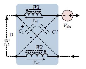 (C 1 and C 2 ), and one diode (D in ). The fig. 2 below shows the major construction of Trans quasi impedence network.