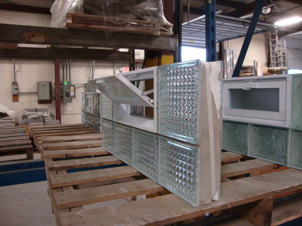 Cast Glass Blocks and Pavers Cast glass is used to produce glass blocks for walls and partitions that are not