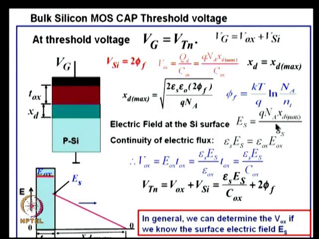 look at how to what we are interested in this what are the operation modes and what are threshold voltages, once you know the threshold voltage you can use some MOSFET equation same equation you can