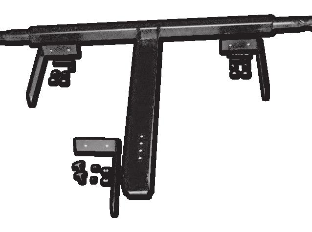 Stage 2: Attaching Frame to Body For this stage you will require: (1) T-Frame (3) L-Brackets (4) M8 x 65mm Pan Head