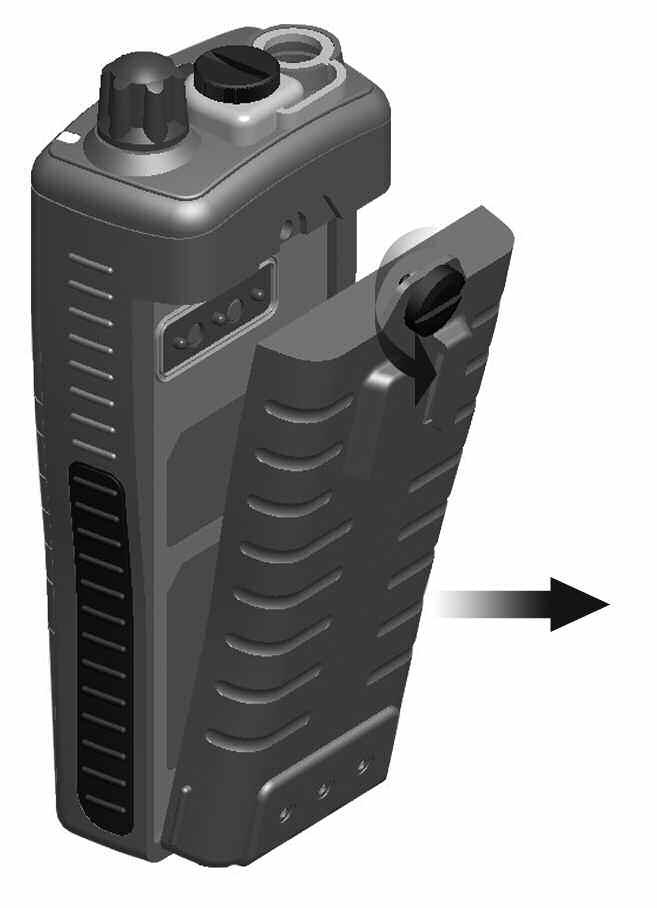 uk Preparing Your Radio For Use Common Attaching / Removing the Battery Pack 1 To attach, locate the pegs on the bottom of the battery and place